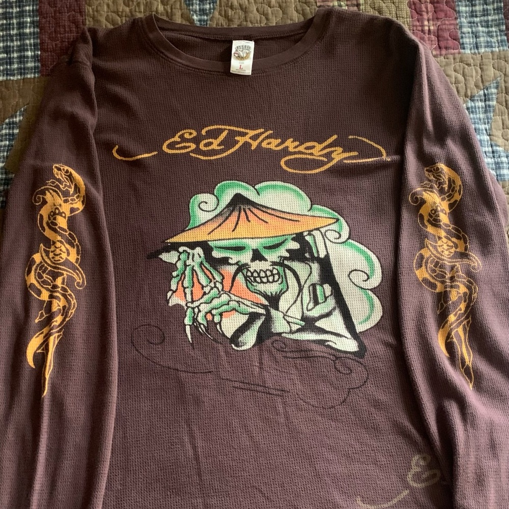 vintage Ed Hardy thermal